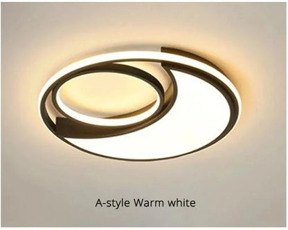 Modern LED Ceiling Light Minimalist Bedroom Lamp Home Decor Ceiling Chandelier Children's Room Lustre Living Room Lights Fixture