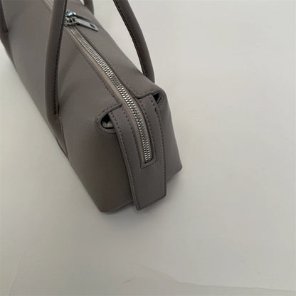 MOODS Retro Underarm Shoulder Bags For Women PU Leather Pure Color Commute Satchel Bag 2025 Winter New Luxury Designer Handbags