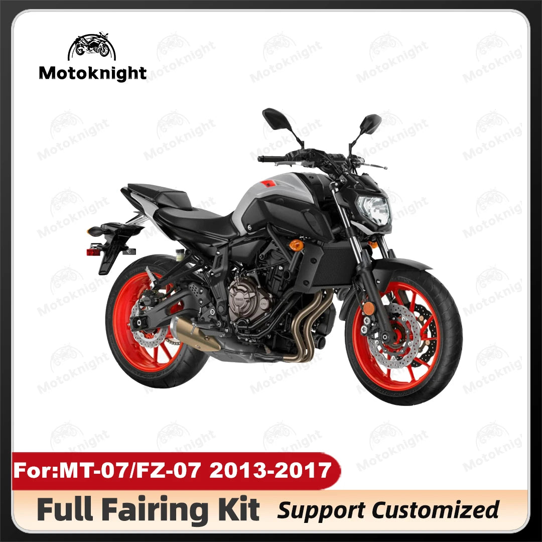 Motorcycle Injection Full Fairing Kit Fit For 2012 - 2017 Yamaha MT-07 MT 07 2013 2014 2015 2016 fairings kits