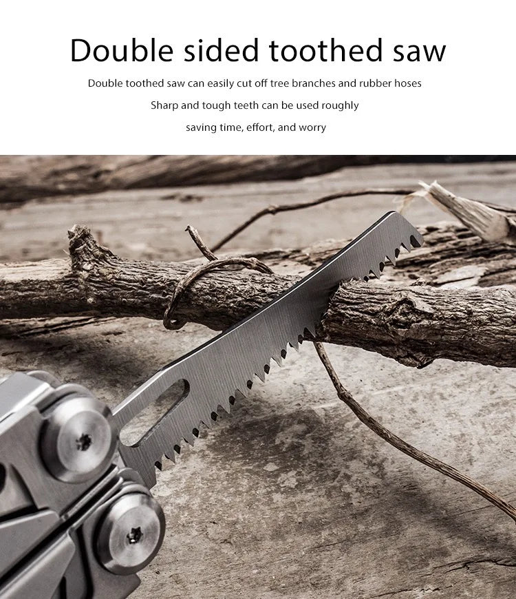 Outdoor Camping Multi Tools Folding Survival Gear Plier Knife Wire Stripper Outdoor Mini Portable Hand Tools Knife, Scissors