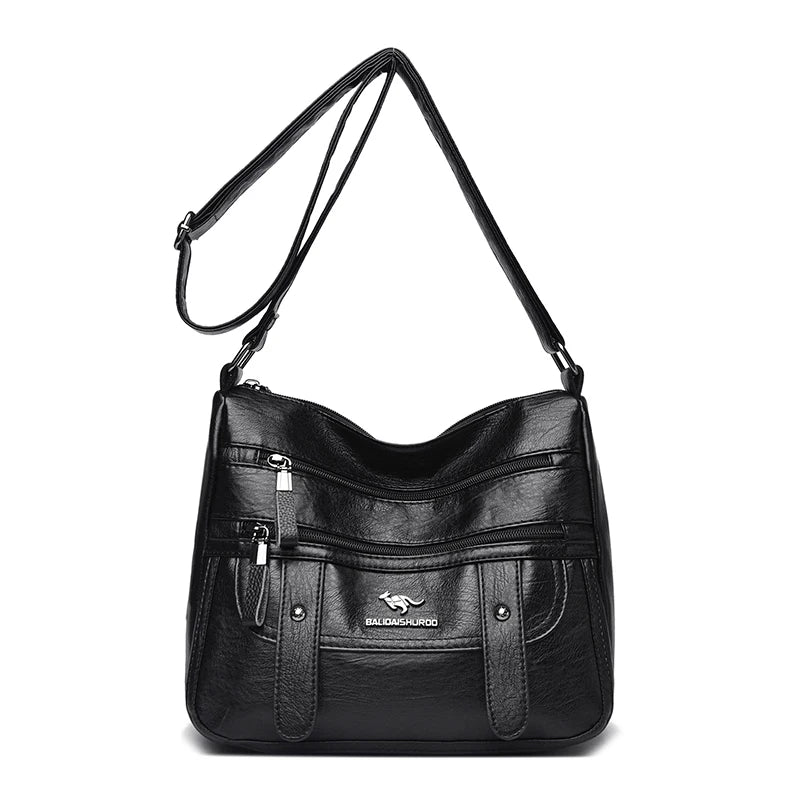 High Quality Pu Leather Messenger Crossbody Bags for Women Luxury Designer Hand Bags Purses Ladies Shoulder Bags Sac A Mian 2025