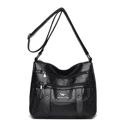 High Quality Pu Leather Messenger Crossbody Bags for Women Luxury Designer Hand Bags Purses Ladies Shoulder Bags Sac A Mian 2025
