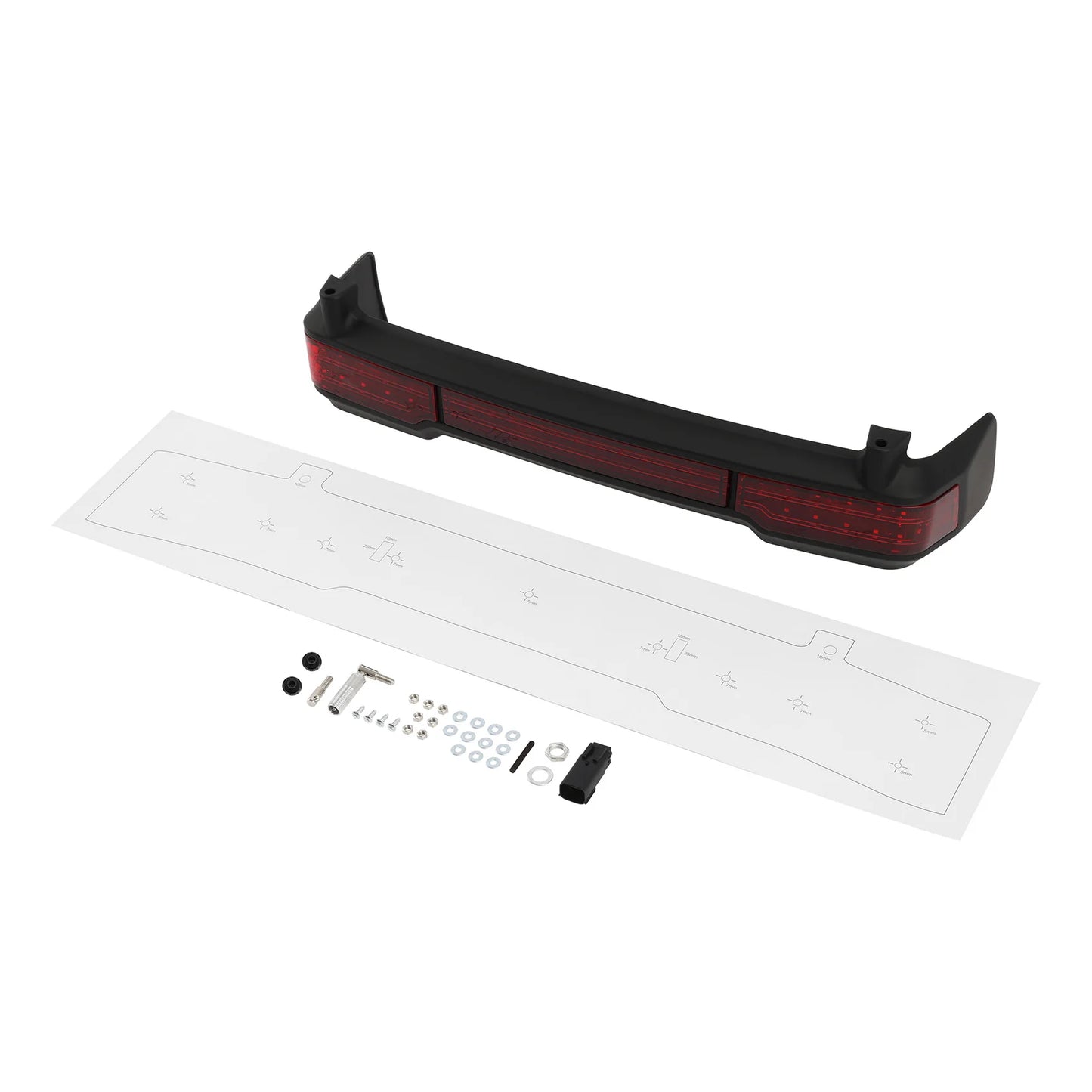 LED Brake Tail Light King Trunk For Harley Touring Road King Road Glide Electra 1997-2013 Motorcycle Accessories
