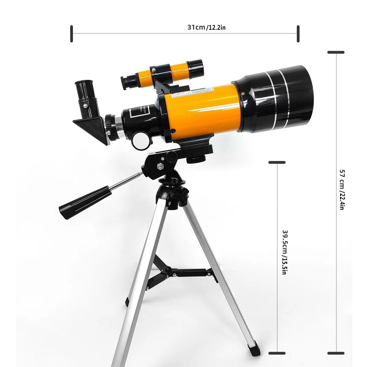150x zoom HD night vision F30070 high power professional astronomical telescope to observe the moon with low tripod