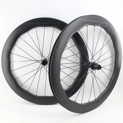 Newest 700C Cyclocross Travel Gravel Road Bike Full Carbon Fibre Bicycle Disc brake Wheelset carbon clincher tubeless rims wave