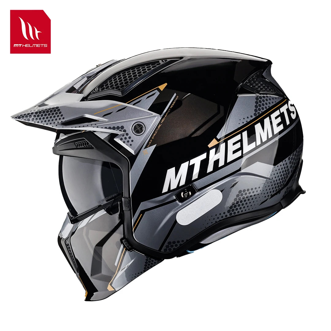 Modular Helmet for Motorcycle Matt / Gloss Mt Original Motocross Helmets Streetfighter Sv Half Open Face Maxvision Tech M-3Xl