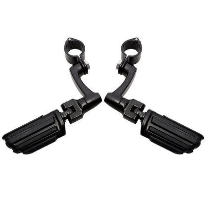 Motorcycles 25-35mm Clamp Engine Guard Highway Foot Pegs For Harley Honda Yamaha Kawasaki Road King Street Glide 3 Davidson Dyna