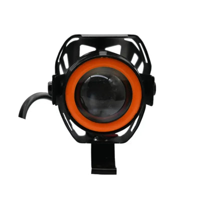 Super Bright Mini LED Motorcycle Headlight Work Light Angel Eye Headlamp Fog Spotlights Driving Lamp with ON/OFF Switch