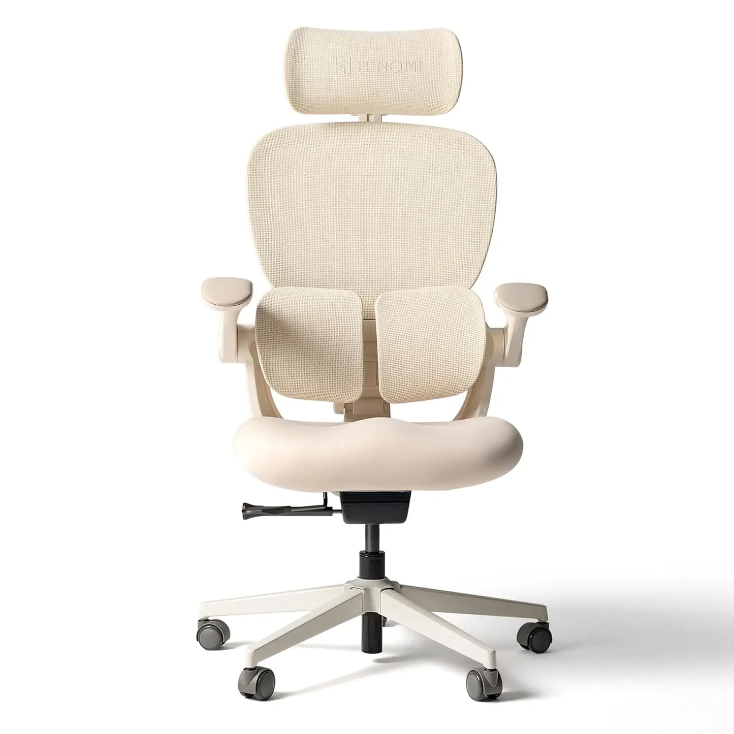 Q2 Ergonomic Office Chair with Lumbar Support & Adjustable Headrest, Cushion Seat with Flip-Up Arms, Reclining, Customized