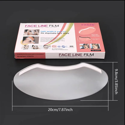 100/200/300PcsBarber Shop Eye Protection Makeup Shower Face Shields Visors Disposable Masks HairSalon Accessories Tools