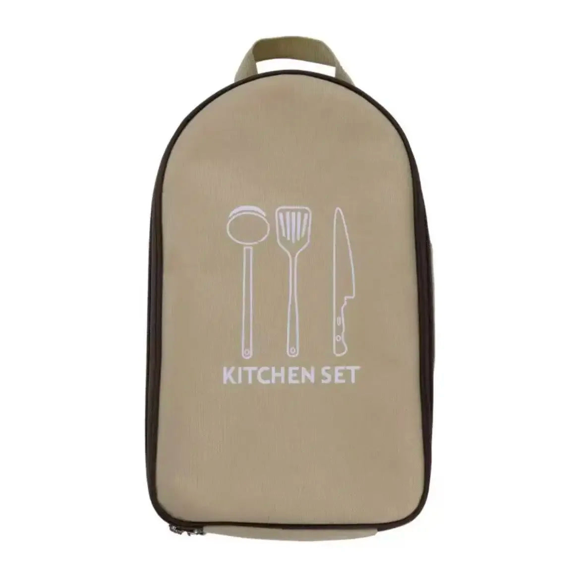 Outdoor Camping BBQ Cooking Gear Backpack Set - All-in-One Portable Kitchen with Great Looks And Practical Design