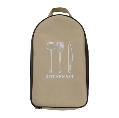 Outdoor Camping BBQ Cooking Gear Backpack Set - All-in-One Portable Kitchen with Great Looks And Practical Design