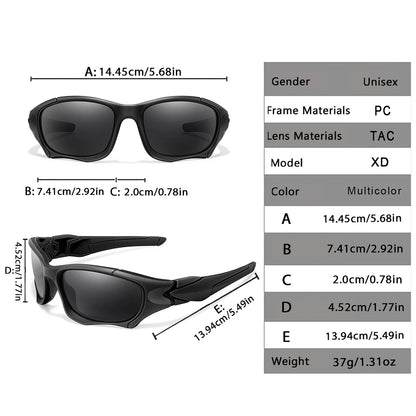 Polarized Sunglasses for Men Women Classic Camouflage Shades with UV Protection for Outdoor Driving Cycling Hiking Fishing