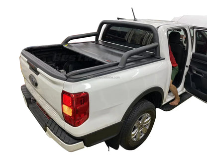 BESTWYLL New Next Gen Retrac Roller Roll Lid Shutter Electric Pickup Truck Bed Tonneau Cover For 2023  Ranger Xlt E-K81