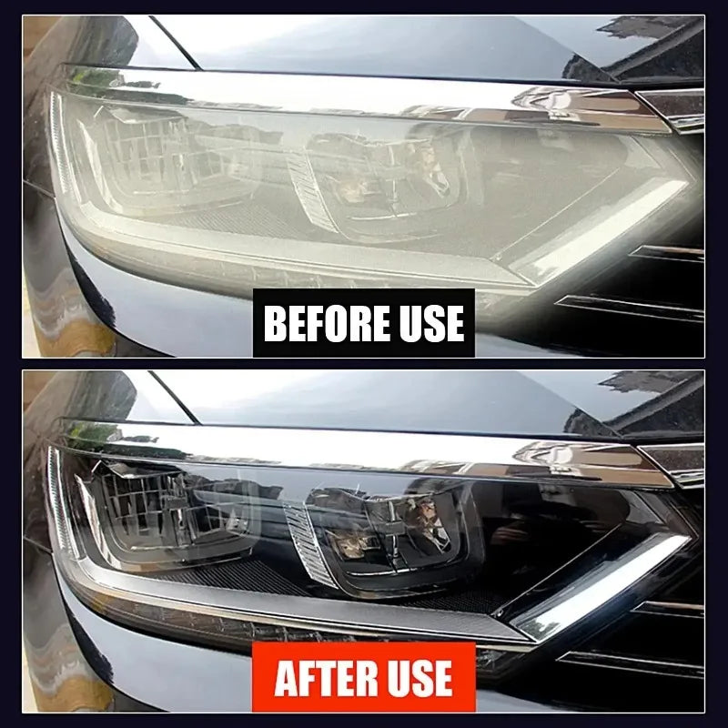 Car Lamp Restoration Polishing Kit - Headlight Scratch Remover & Oxidation Cleaner Repair Paste for Headlamp Assembly Polish Wax