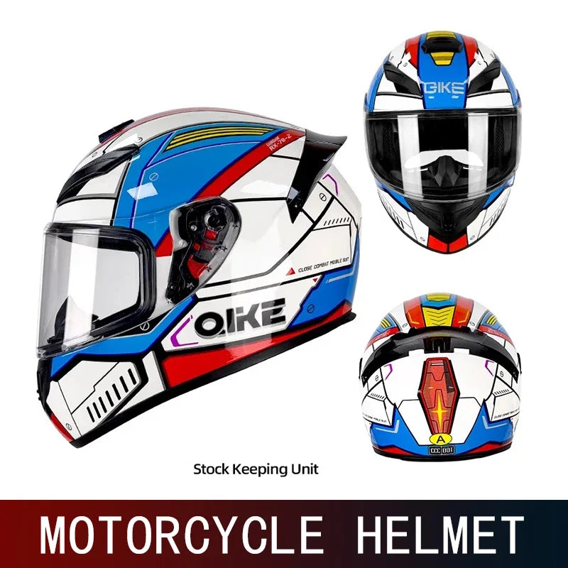 Motorcycle Helmet and Safety Scooter Motorcycle Modular Capacitor Helmet Engine Full Face Integral Motorcycle Full Helmet