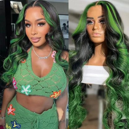 Yellow Wig 13x4 HD Body Wave Lace Frontal Wig Glueless Lace Front Wig Preplucked Synthetic High Quality Ready To Wear Cosplay
