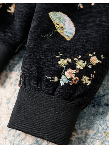 Luxury Beaded Black Jacquard Bomber Jacket Women Vintage Stand Collar Baseball Coat Elegant Embroidered Rhinestone Outerwear