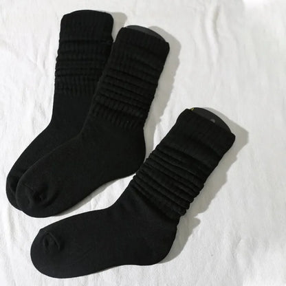 3/6 Pairs Pleated Mid Length Socks Women's Fashion Lolita Bubble Socks Comfort Non Pilling Autumn Versatile Girl Elephant Socks