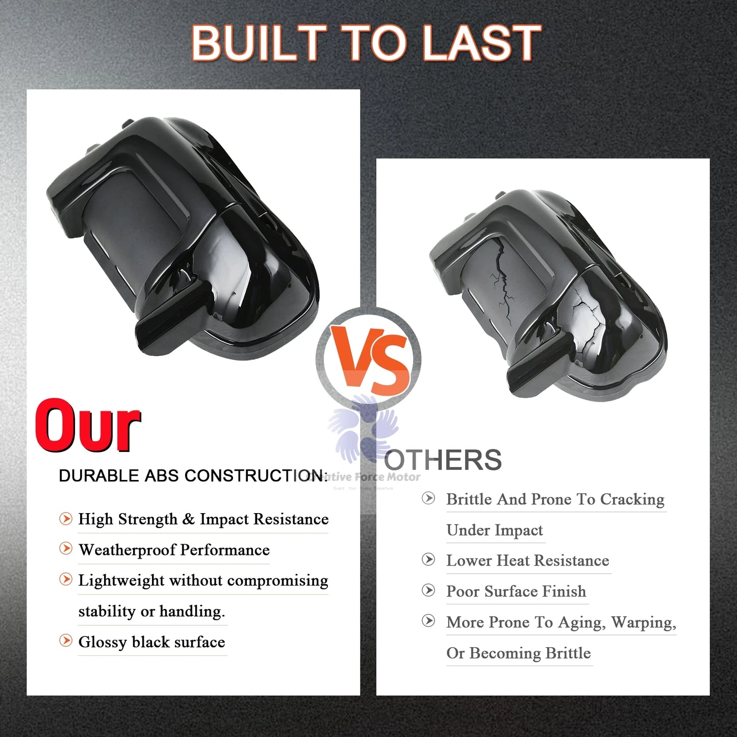 1993-2013 ABS Lower Vented Leg Fairings Motorcycle Vivid Black Warmers Glove Box For Harley Touring Electra Glide Road King FLTR