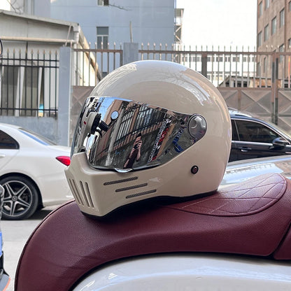 ORZ-728 Full Face casco moto Helmet Vintage Chopper Retro Helmet capacete de motocicleta modular helmet DOT