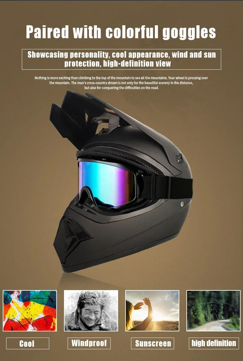 Hot Sale Motorcycle Helmet Racing Off-road Helmet Men Moto Bike Downhill AM DH Cross Para Moto Children Motocross Helmet DOT