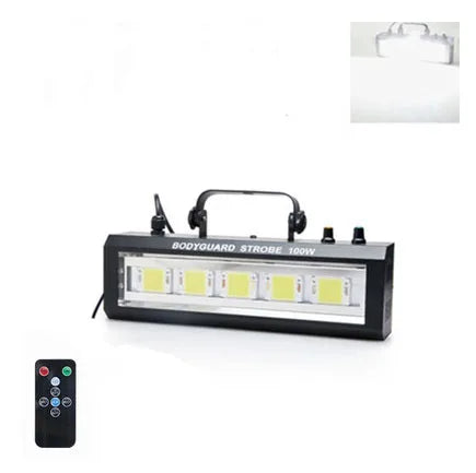 100W LED Strobe light Sound/Adjustable speed/Auto Control LED White Flash Light Disco Party Home Music Show Stage Projector