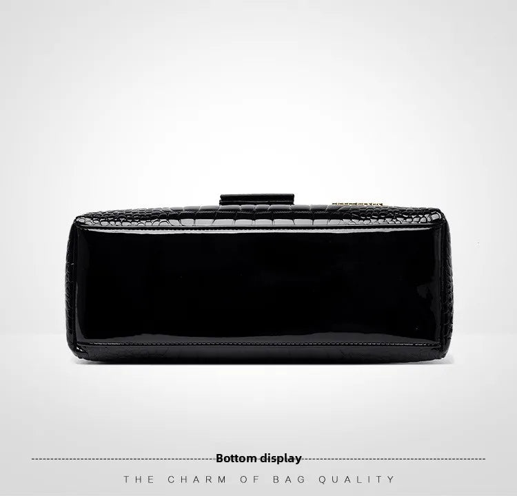 Women's Bag New Style Middle-aged Women's Bag Simple Trendy Single Shoulder Crossbody Bag Fashionable Elegant Handheld Mom Bag