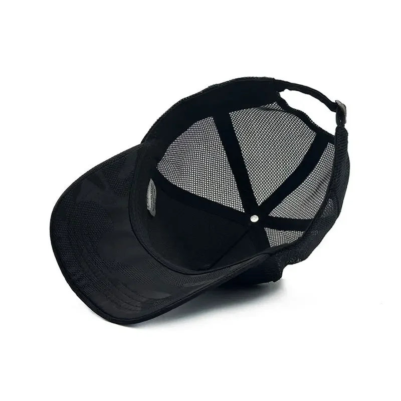Summer Quick Drying Deeper Baseball Caps for men  Camouflage Big Size Mesh Breathable Dad Hat  Plus Size 65cm  Snapback Caps