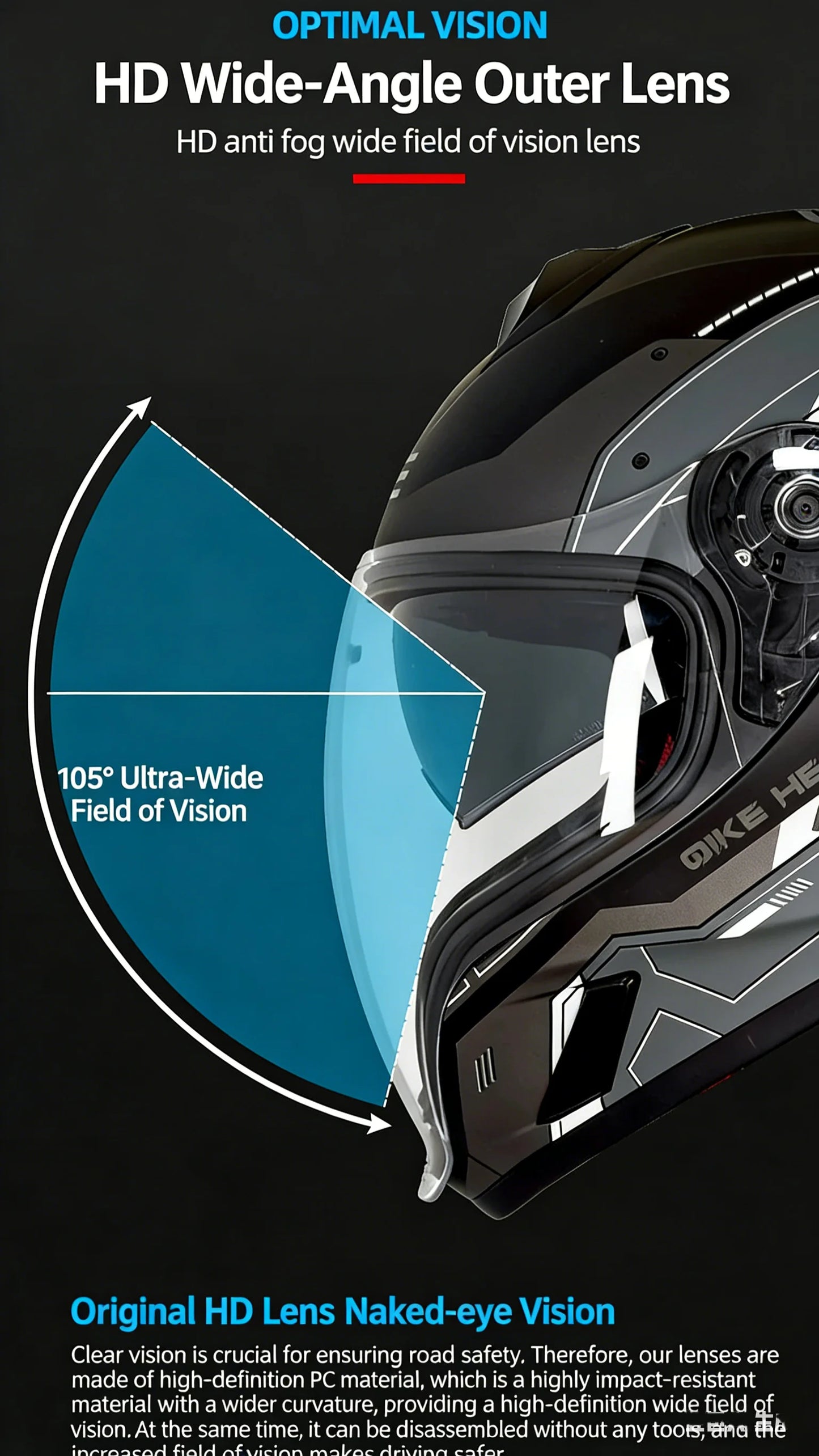 Unisex DOT Certified Full Face Motorcycle Helmet Anti-Fog UV Protection Downhill Racing Motorbike Casco Capacete
