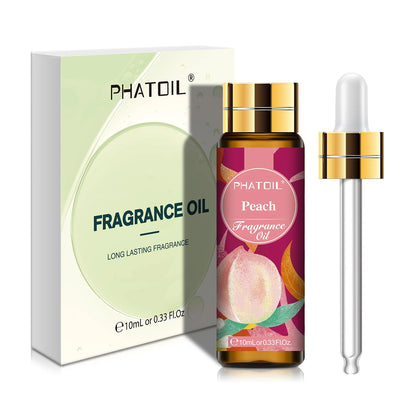 PHATOIL 1/3/9pcs 10ml Fruit Fragrance Oil Peach Strawberry Passion Fruit Cherry Mango Watermelon Apple Aroma Fragrance Oils