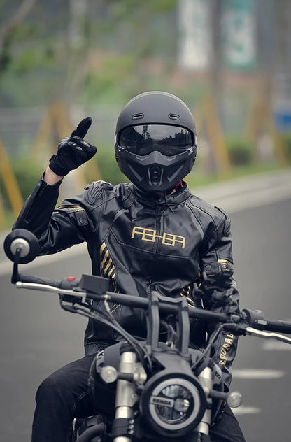 High-Quality Motorcycle Helmet, Personalized Scorpion Warrior Full Helmet, Suitable for Men and Women for Year-Round Riding