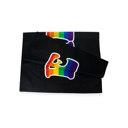 FLAGLINK 90x150cm Gay Pride Demi-asexual Flag LGBT For Decoration