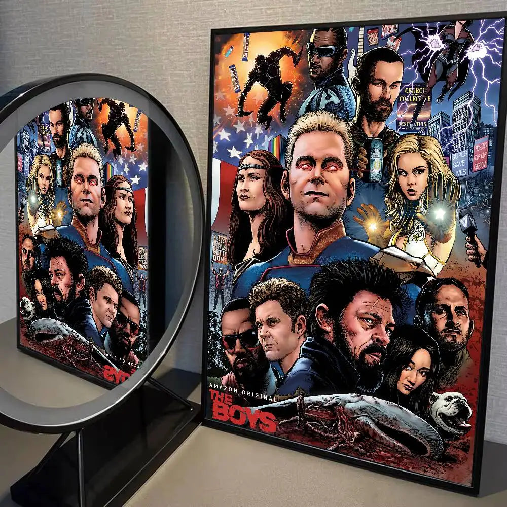 The Boys Poster Print A5 A4 A3 A2 Wall Art Decor For Room Office Gift For Fans