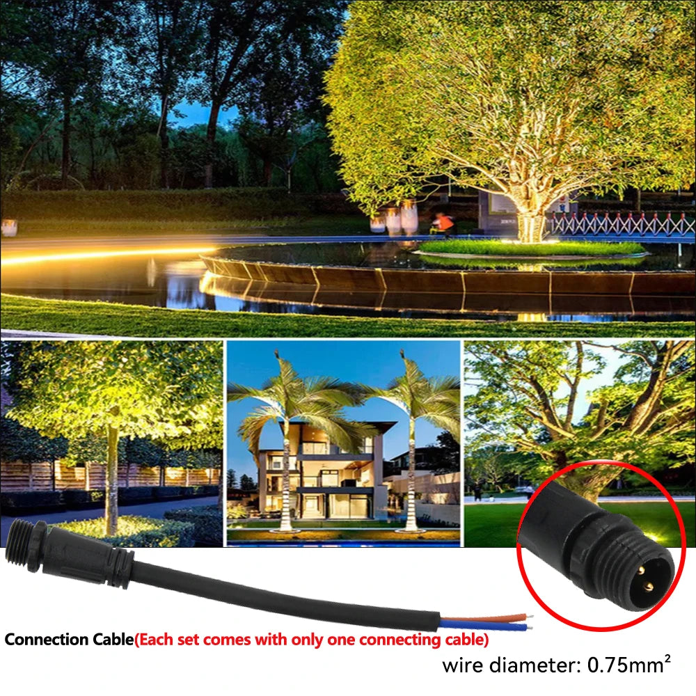 LED Outdoor Tree Spot Light LED Wall Washer Aluminum RGB IP65 Can be used outdoors under large trees and cylindrical cones