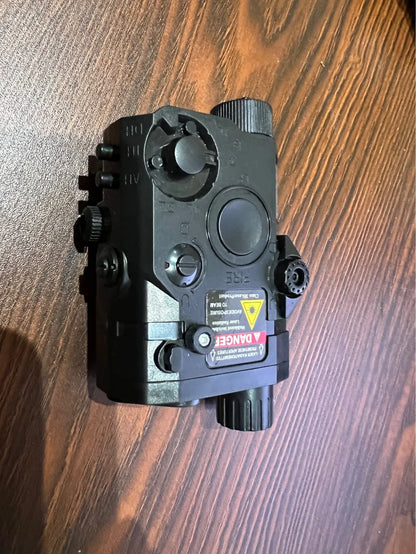 PEQ15 Multi-Functional Laser Box Tactical Flashlight: Fits 20mm Rail, for Toy Airsoft Guns, Hunting, CS & Wargame,indicator