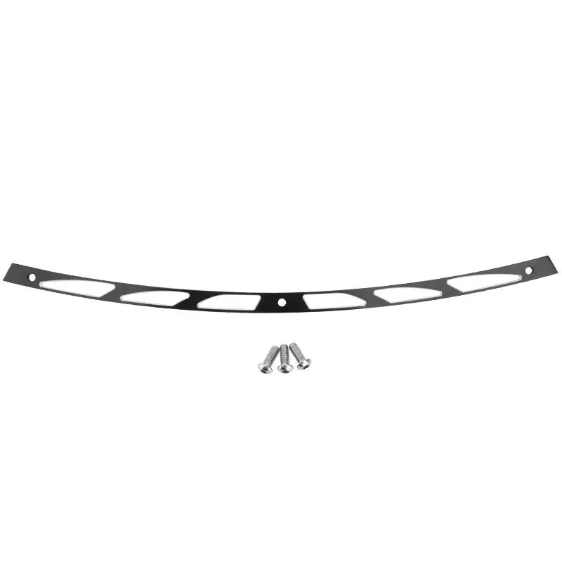 For Harley Electra Street Tri Glide 1996-2013 2014-UP Motorcycle Black Chrome Windshield Batwing Fairing CNC Trim Windscreen