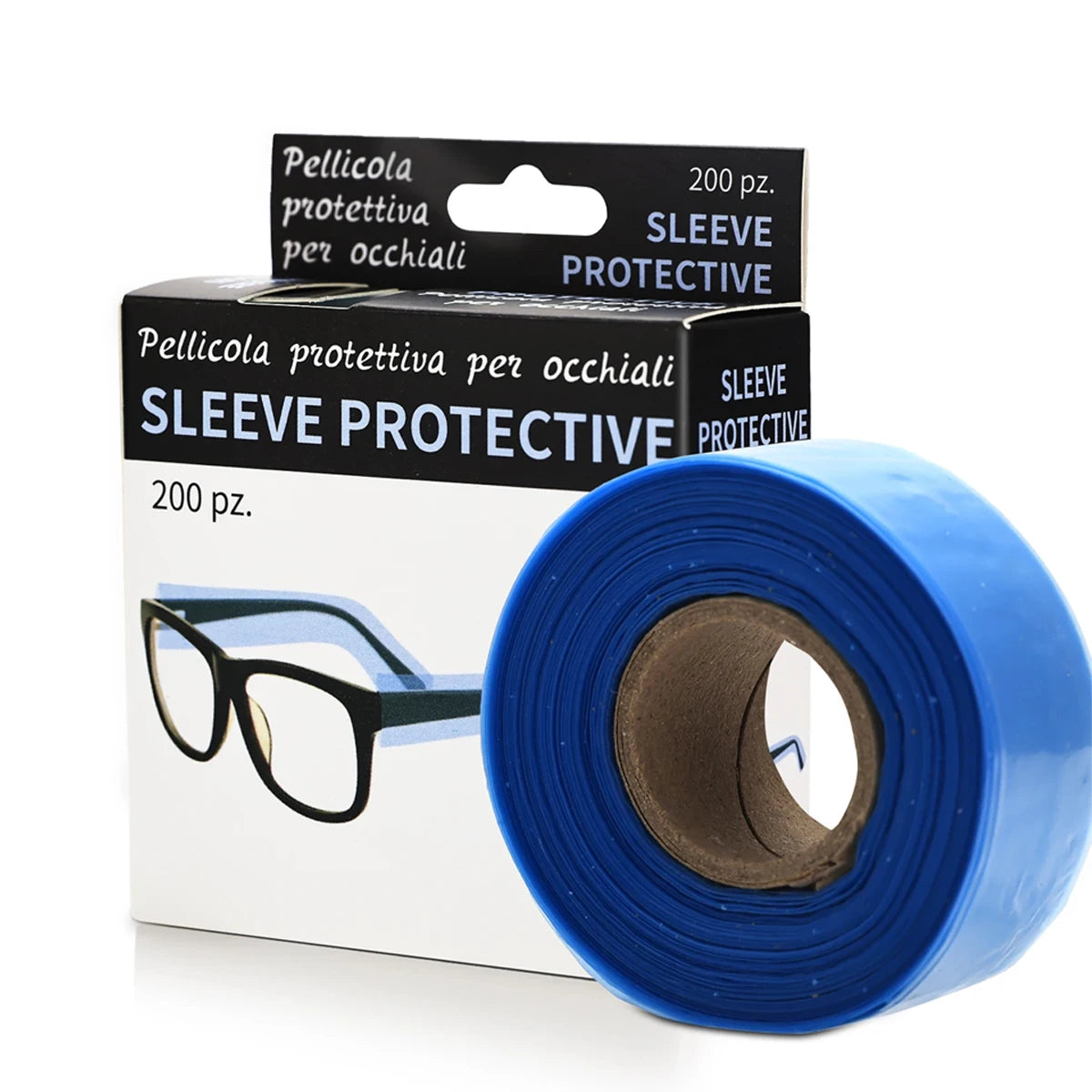 200ps/Box Disposable Glasses Leg Sleeves Cover Hairdressing DIY Barber Hair Coloring Styling Tool Eyeglasses Protector Accessory