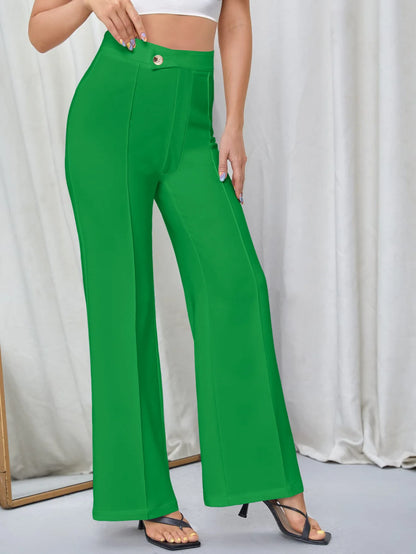 Women Flared Wide-leg Pants New 2026 Fashion Temperament Commuting Pants Versatile Fashionable Casual Wide Leg Pants Trousers