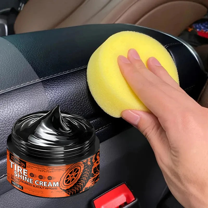 Car interior scratch repair cream - Car scratch repair   Tire gloss repair, black interior and dashboard plastic surface repair