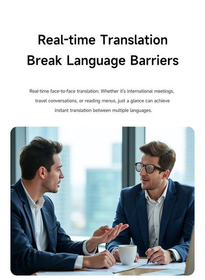 2026 Smart Glasses New Camera Photo Video Record AI Translation Bluetooth Touch Control Music Headphone Waterproof Smart Glasses