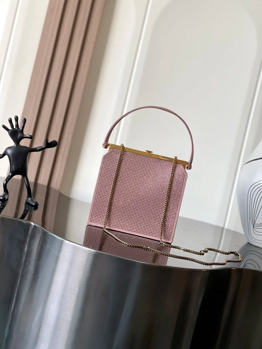Ladies'  Fashion Satin Crystal handbag hand-held bag money shoulder bag armpit bags wallet