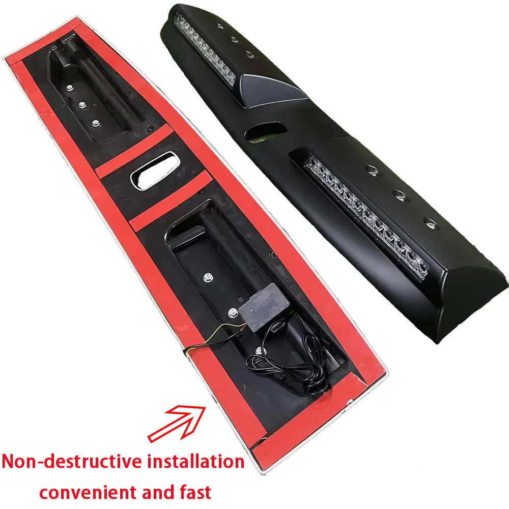 Roof Led Bar Fit For Toyota Hilux Revo Rocco Ford Ranger T6 T7 T8 T9 2012-2024 Pickup Car Exterior Roof Light Bar