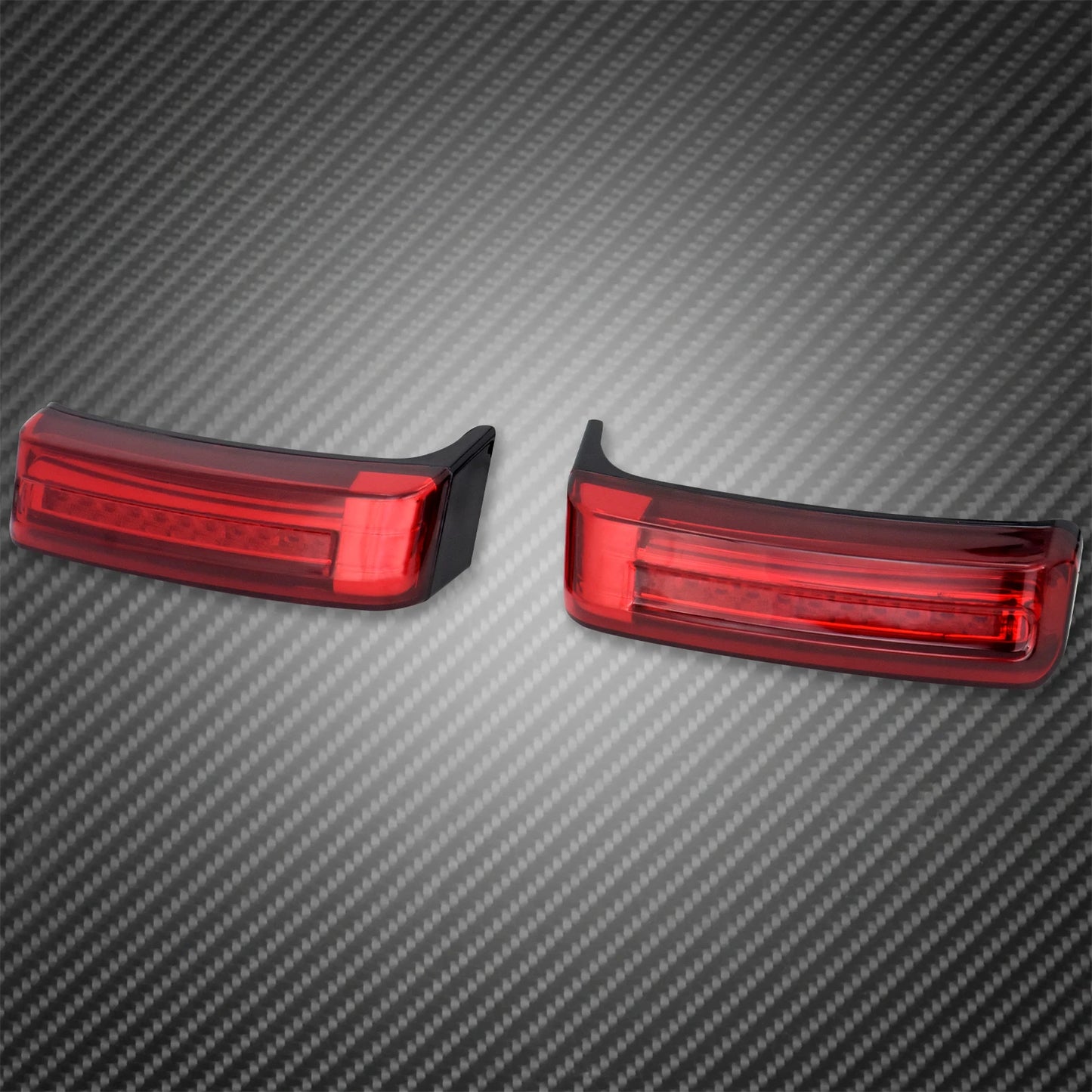 2xMotorcycle LED SaddleBag Turn Lamp Light Run Brake Light For Harley Touring Street Glide Road King FLHR Limited CVO 2014-2022