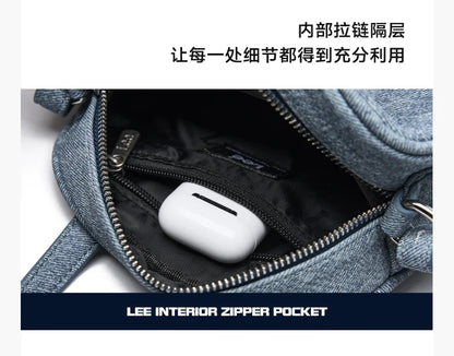 LEE Classics Vintage Design Women Small Leather Handbag Fashion Waterproof Outdoor Travel Daily Mini Crossbody Shoulder Bag