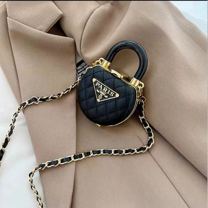 Fashion diamond mini texture retro design small daily shopping date decoration casual personalized handbag shoulder bag