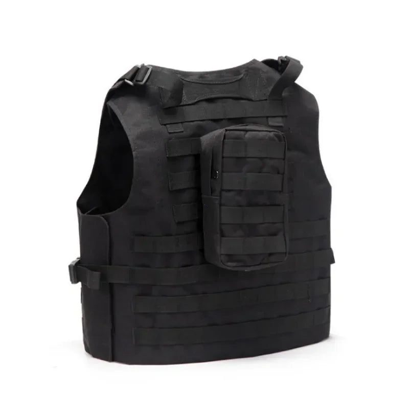 Nylon Tactical Vest Body Armor Hunting Carrier Accessories Men Combat MOLLE Camo Military Vest Outdoor CS Hunting