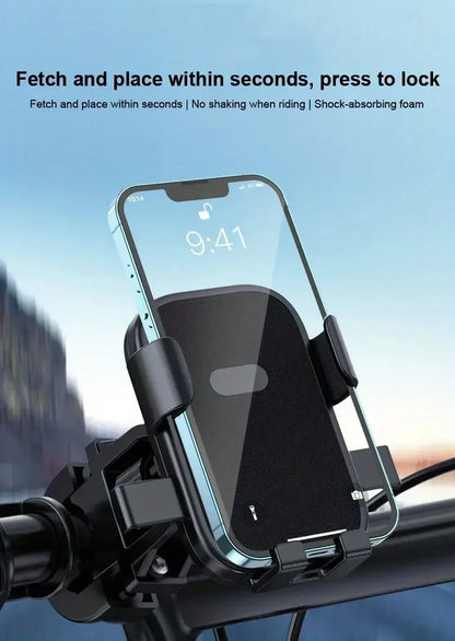New Silicone Bicycle Motorcycle Phone Holder 360° Rotating Adjustable Car Navigation Stand Outdoor Universal Phone Accessories