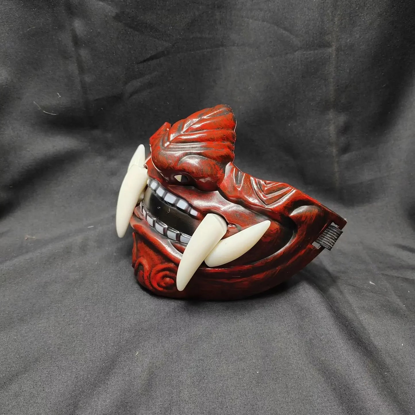 Halloween Japanse Samurai Oni Demon Masker Plastic Maskers Party Kostuum Rekwisieten Demon Samurai Cosplay Horror Prajna