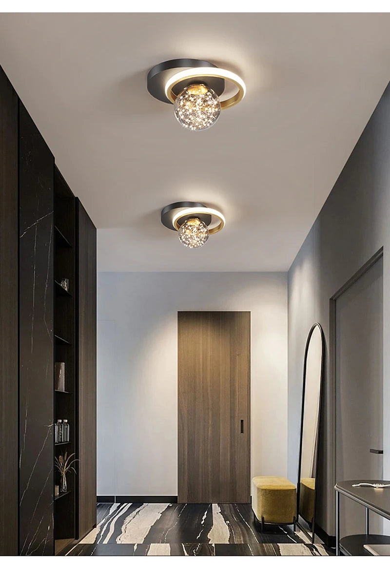 2023 New Aisle Ceiling Lamp Home Decor Living Room Dining Table Bedroom Closet Cloakroom Corridor Modern Small Ceiling Light led
